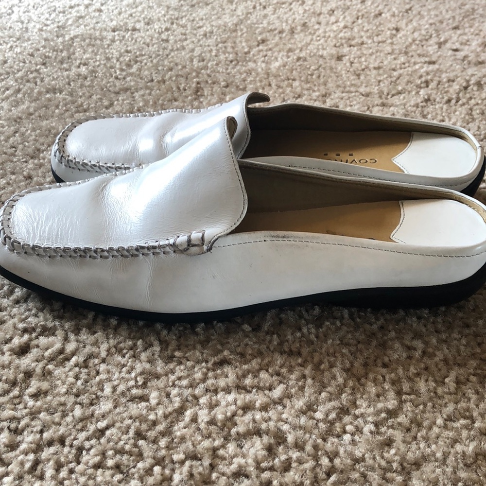 Spring Time White Covington Loafer Slides - image 7